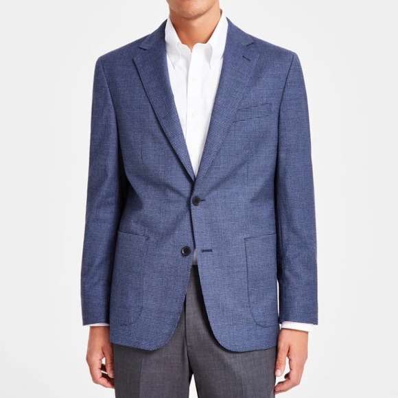 Brooks Brothers Other - B by Brooks Brothers Mens Classic fit Sport Coat Blazer 40R Blue‎ Check F01172